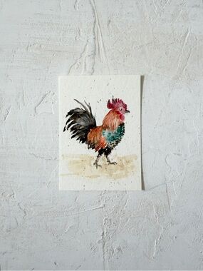 ACEO Original Watercolor Painting Art